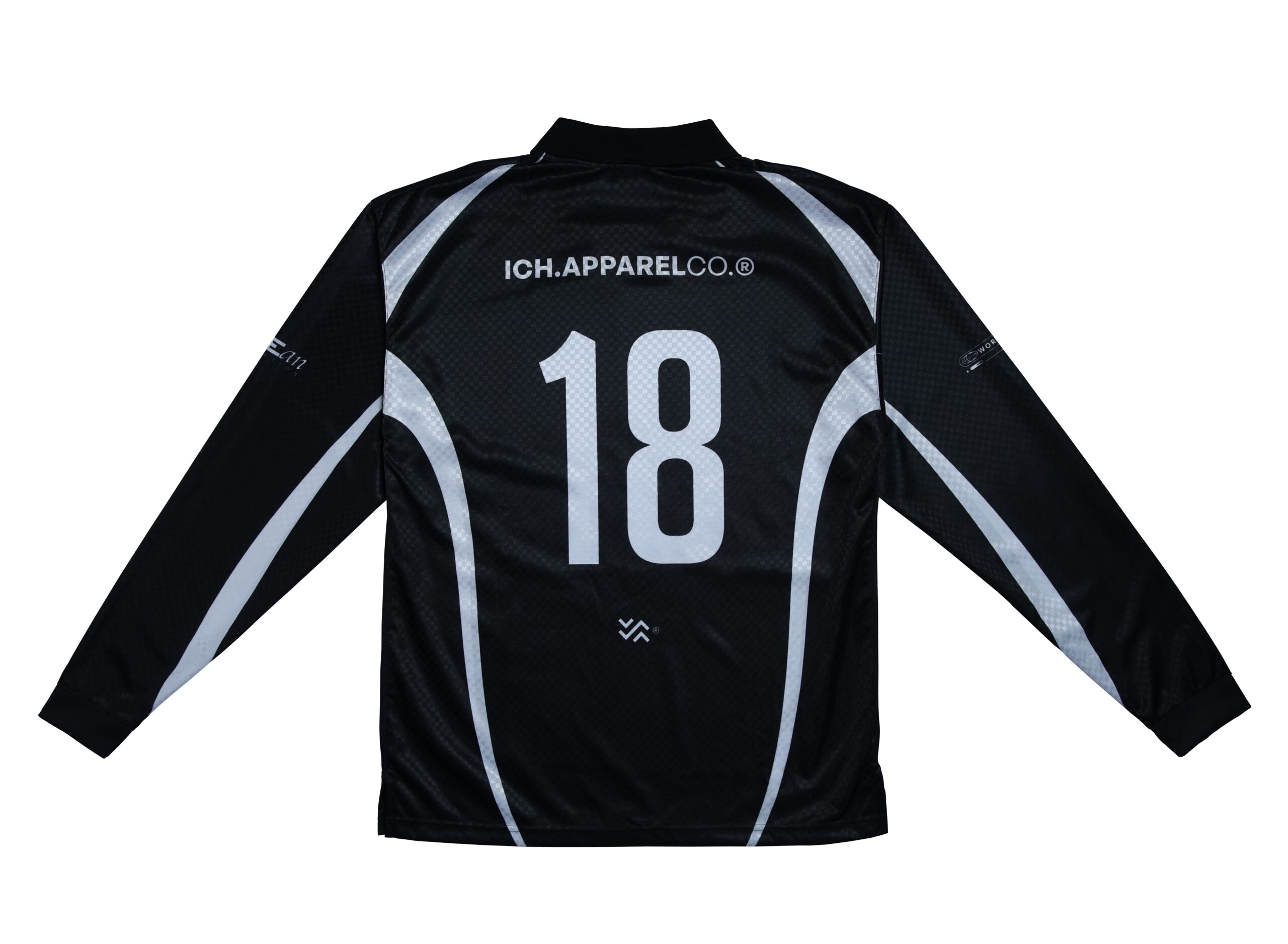 Overisized Jersey Long-Sleeves |BLACK