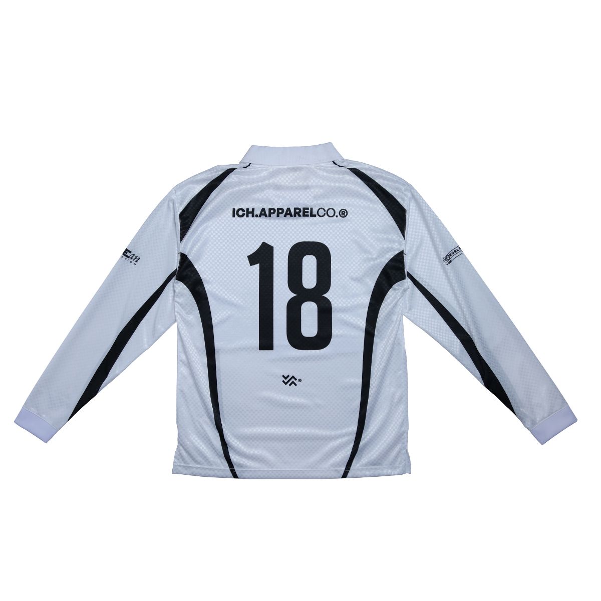 Overisized Jersey Long-Sleeves |WHITE