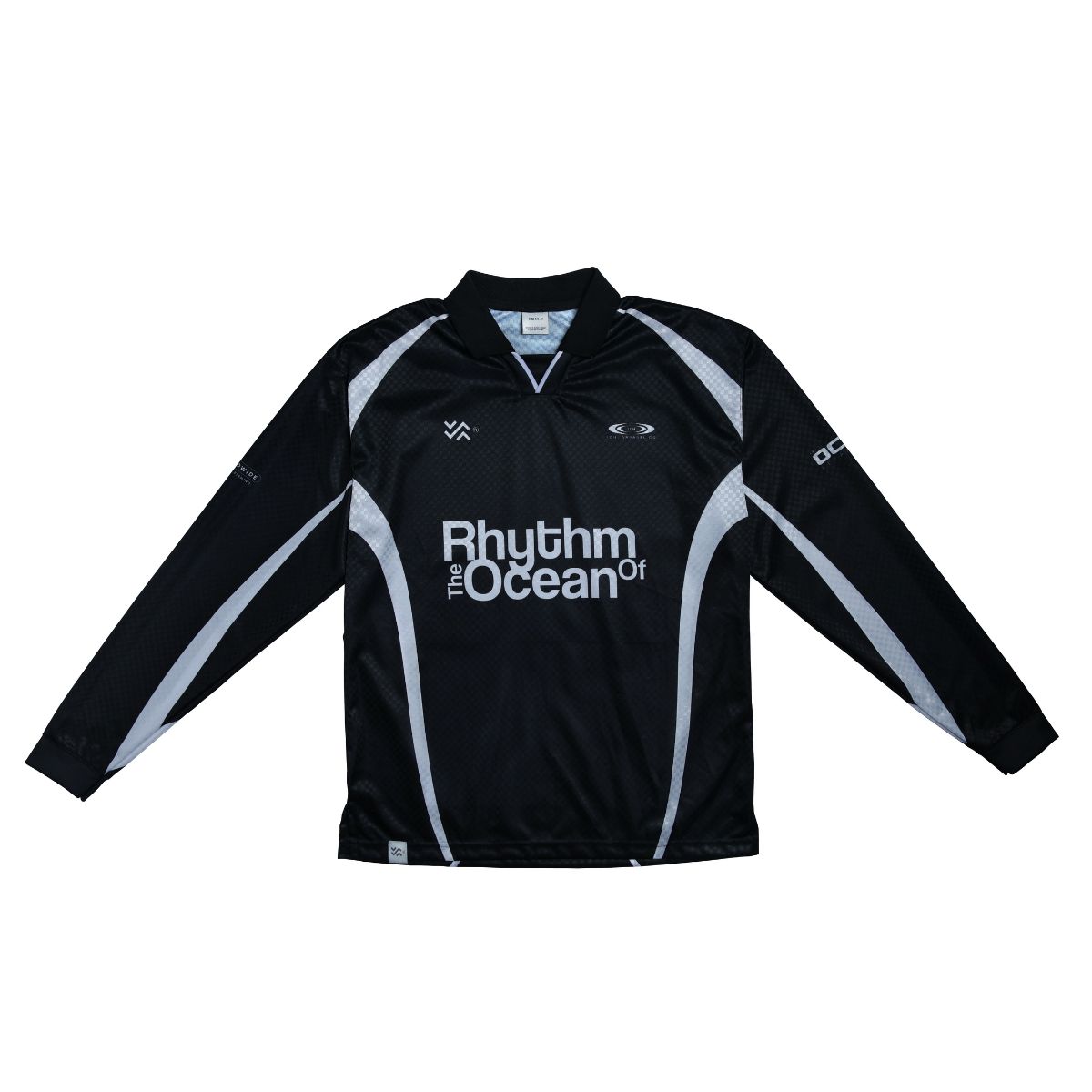 Overisized Jersey Long-Sleeves |BLACK